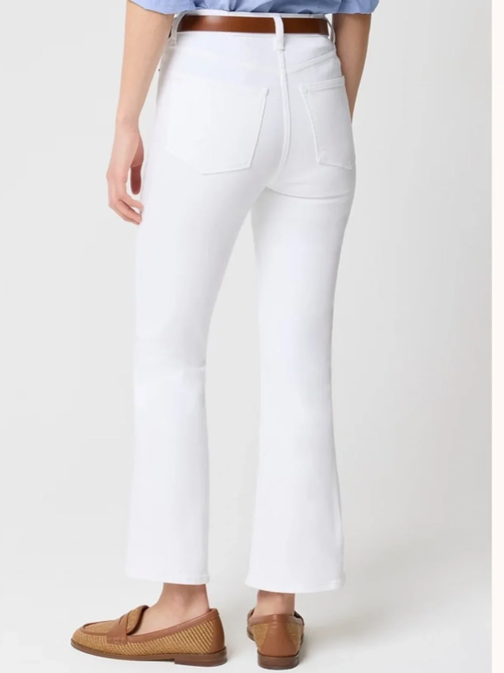 J crew Ankle flare jean in signature stretch+